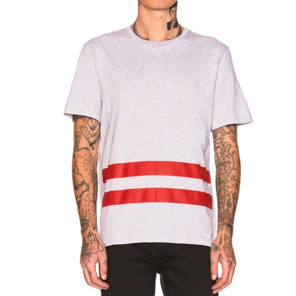 HELMUT LANG Re-Edition Red Stripe T-Shirt